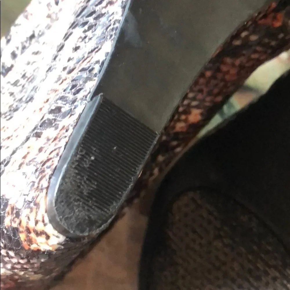 Marco Santi Verona Snakeskin Wedges Size 9.5